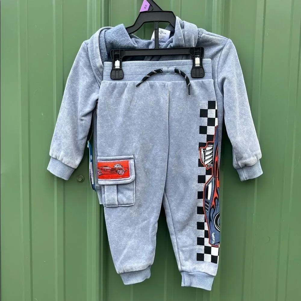 Graphic Hoodies & Pants 4, 2-Piece Sets & Button Down Shirt & Jeans Size 12M
